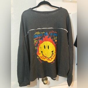 Jade by Jane oversized sweatshirt material shirt 2XL